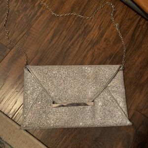Silver Clutch Purse